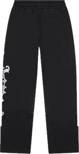 Godspeed OG Logo V2 Black/Silver Satin Sweatpants