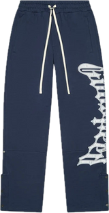 Godspeed OG Logo V2 Navy/Silver Satin Sweatpants