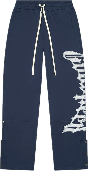 Godspeed OG Logo V2 Navy/Silver Satin Sweatpants