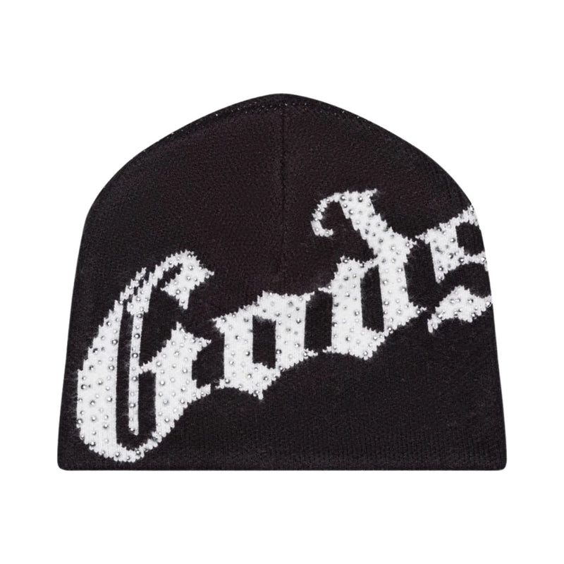 Godspeed OG Logo White/Black Studded Beanie