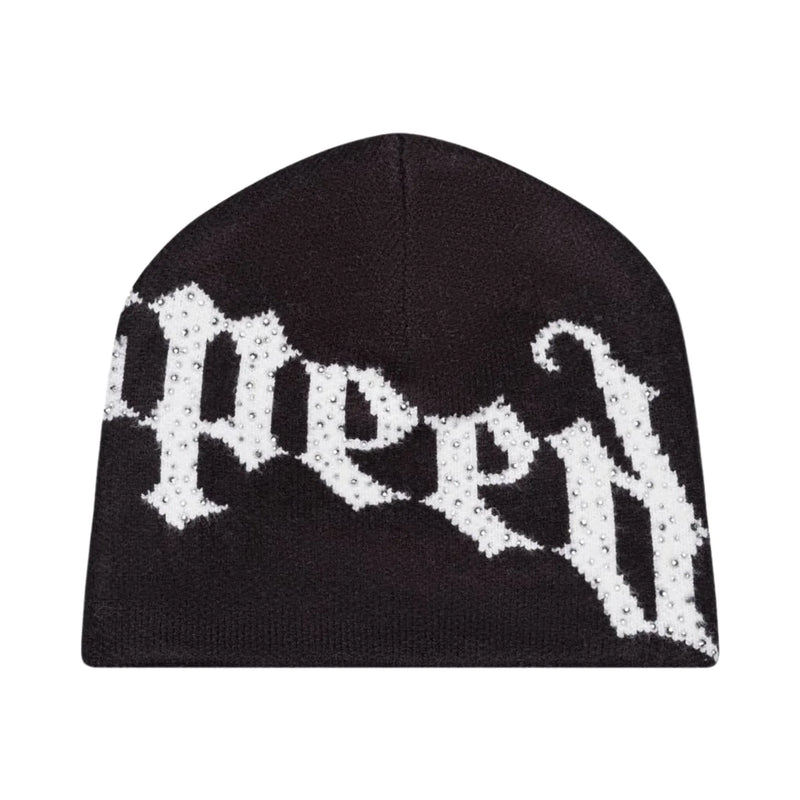 Godspeed OG Logo White/Black Studded Beanie