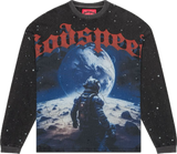 Godspeed No Looking Back Black L/S Tee