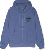 Stussy DSM L.A. Zip Up Hoodie Storm Blue