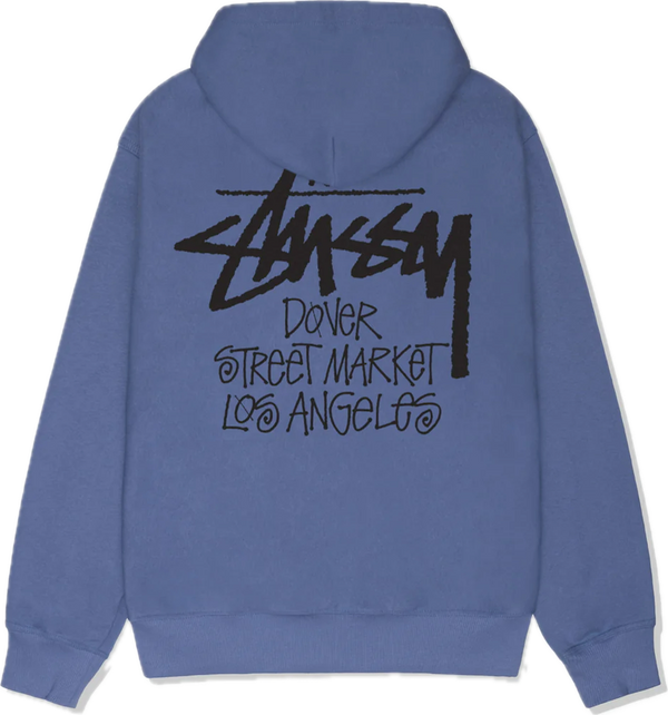 Stussy DSM L.A. Zip Up Hoodie Storm Blue