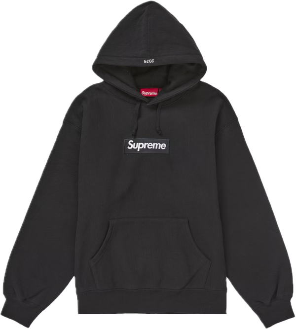 Supreme Box Logo FW24 Black/Black Hoodie