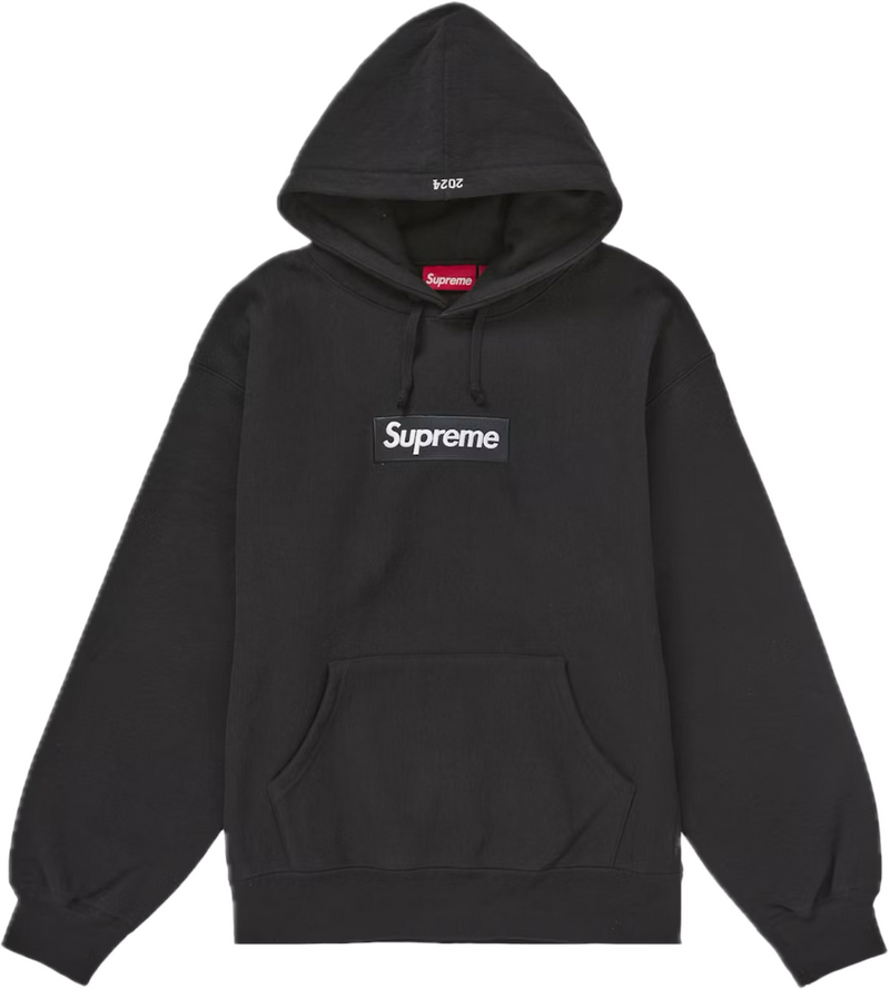 Supreme Box Logo FW24 Black/Black Hoodie