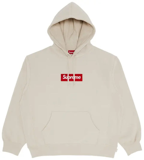 Supreme Box Logo FW24 Tan/Red Hoodie