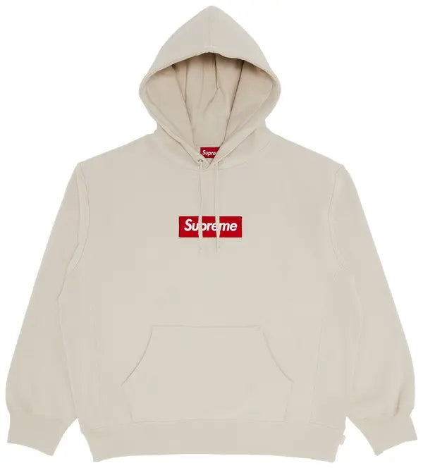 Supreme Box Logo FW24 Tan/Red Hoodie