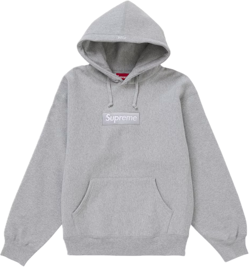 Supreme Box Logo FW24 Grey/Grey Hoodie