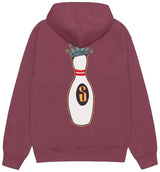 Stussy Kingpin Oxblood Zip Hoodie