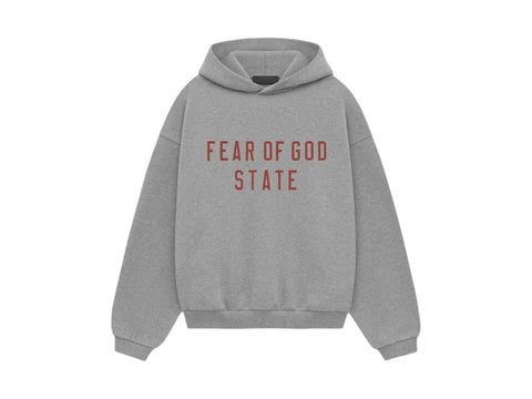 Essentials FW24 State Dark Heather Hoodie