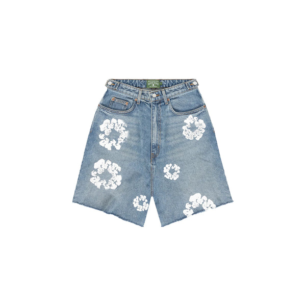 Denim Tears Cotton Wreath Light Wash Shorts