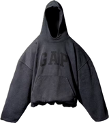 Yeezy GAP by Balenciaga Dove Washed Black Hoodie