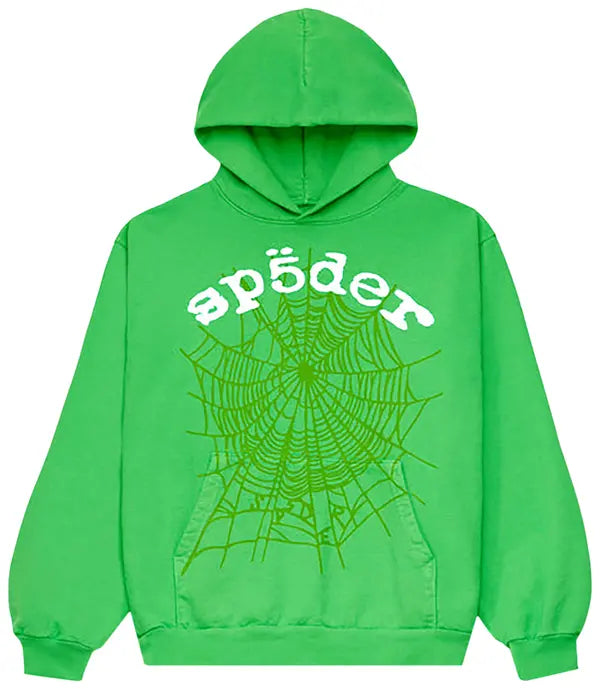 Sp5der Legacy Green Hoodie