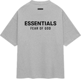 Essentials FW24 Light Heather Gray Crewneck Tee