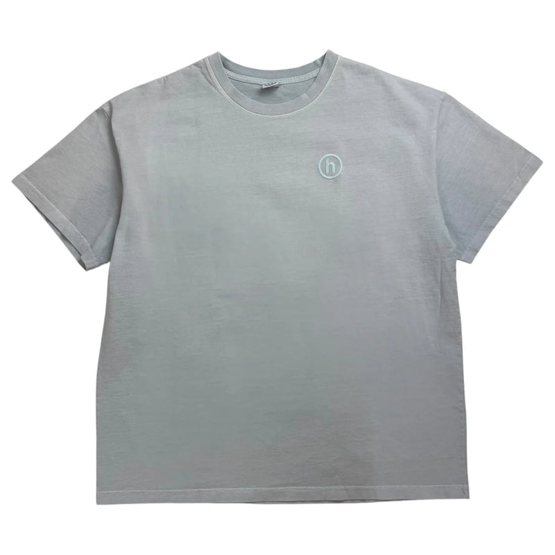 Hidden NY H Logo Embroidery Light Blue Tee