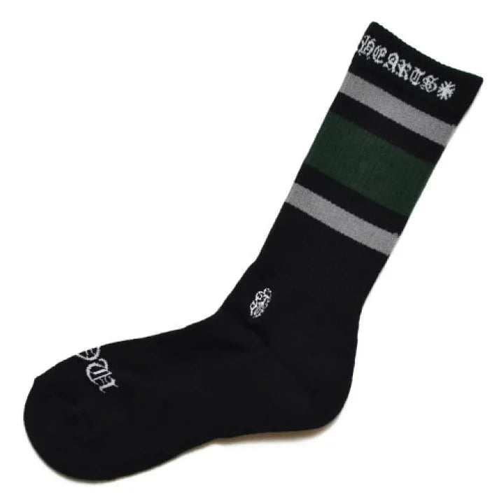 Chrome Hearts Stripe Black/Green Socks