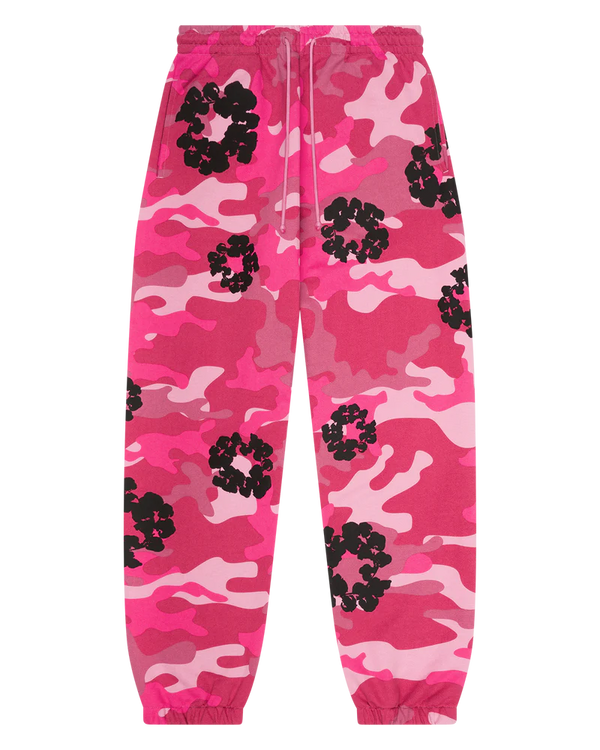 Denim Tears Pink Camo Cotton Wreath Sweatpants