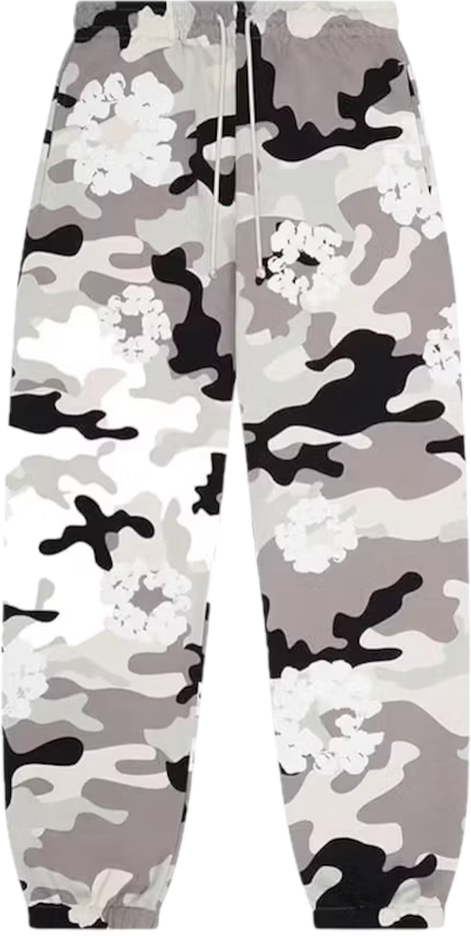 Denim Tears White Camo Cotton Wreath Sweatpants