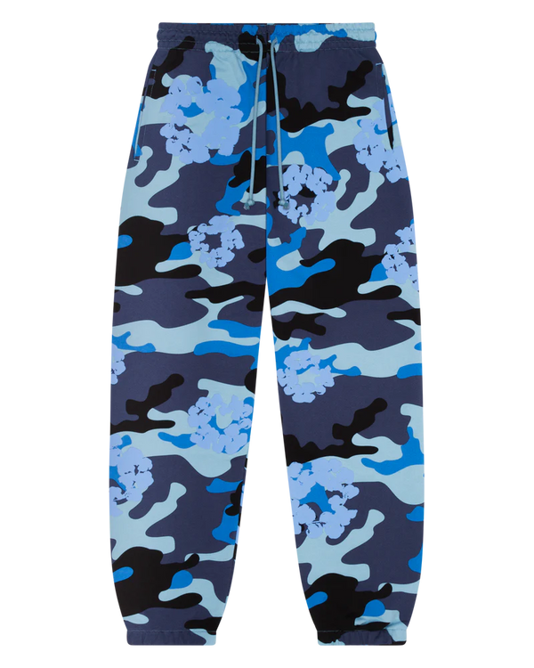 Denim Tears Blue Camo Cotton Wreath Sweatpants