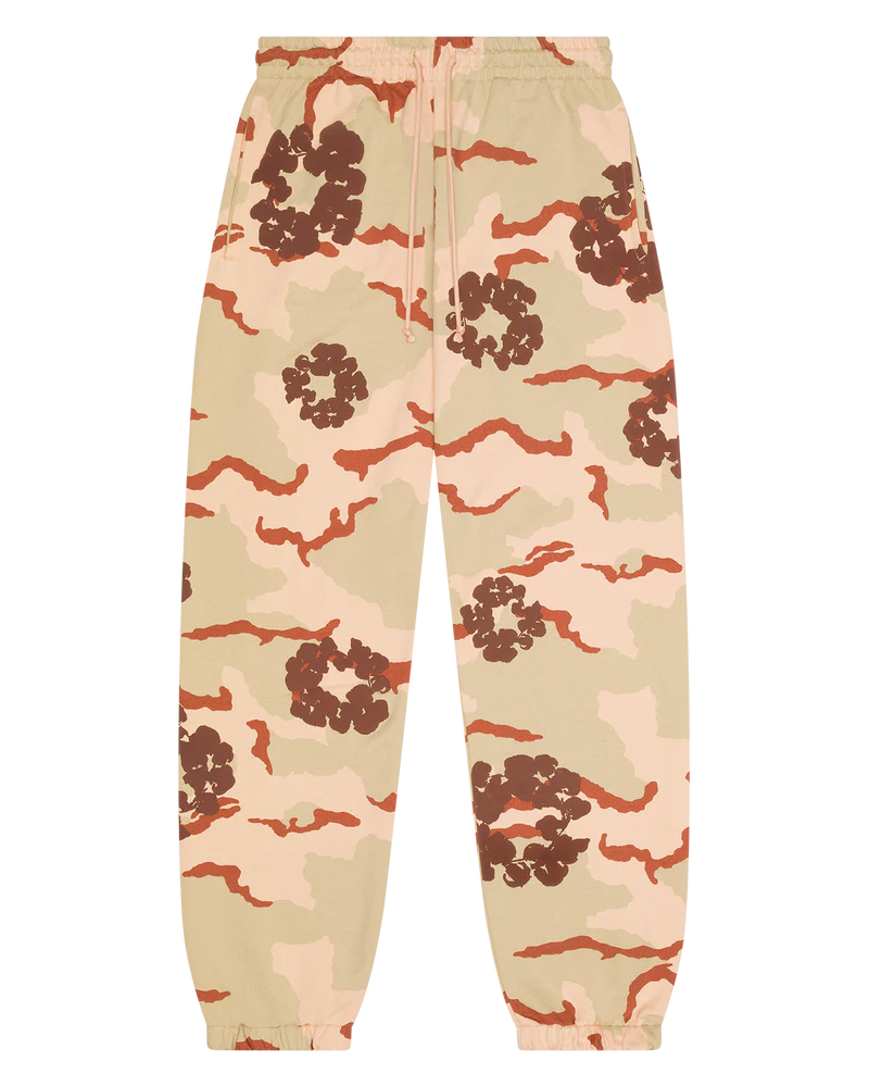 Denim Tears Tan Camo Cotton Wreath Sweatpants