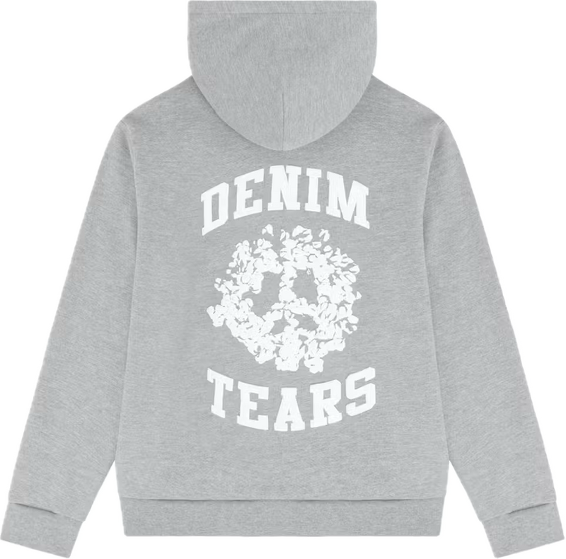 Denim Tears University Grey Zip Up