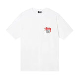 Stussy Built Tough Teddy Bear White Tee
