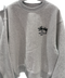 Stussy DSM Ginza Ash Heather Crewneck