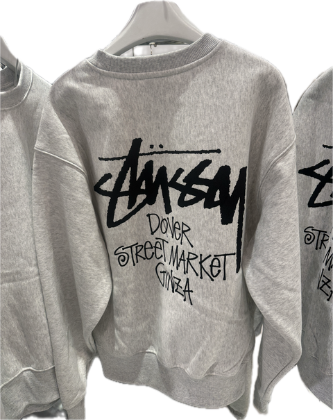 Stussy DSM Ginza Ash Heather Crewneck