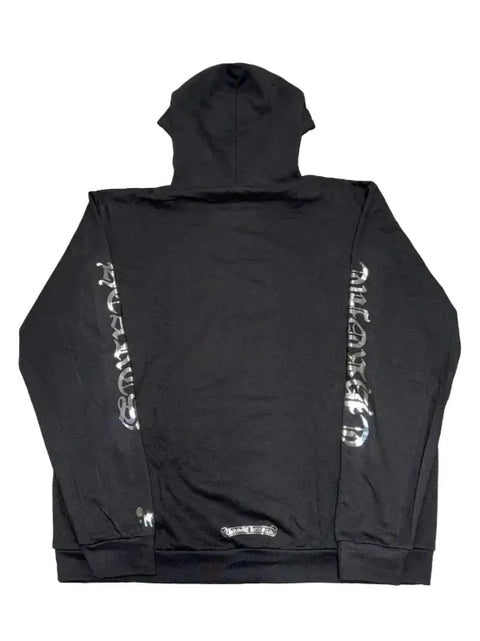 Chrome Hearts Silver Foil Black Hoodie