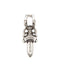 Chrome Hearts Silver Dagger Pendant
