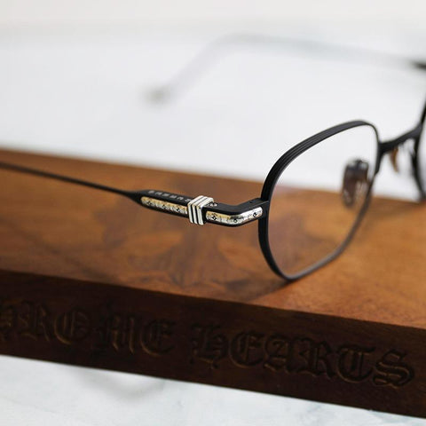 Chrome Hearts Vagilictorian Matte Black/Silver Glasses