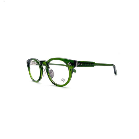 Chrome Hearts Dingalonglinglong Dark Olive/Silver Glasses
