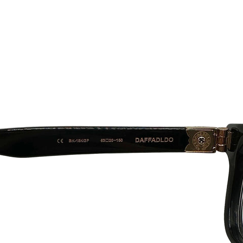 Chrome Hearts Daffadldo Black/Gold Glasses