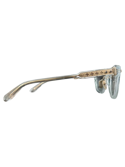 Chrome Hearts Dingalonglinglong Clear/Gold Glasses
