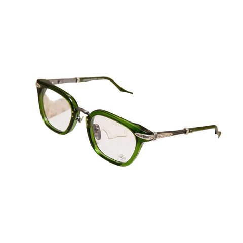 Chrome Hearts Titanasluvr Moss/Silver Glasses