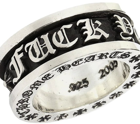 Chrome Hearts F*ck You Spinner Ring