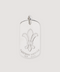 Chrome Hearts Fleur Cut Out Dog Tag Pendant
