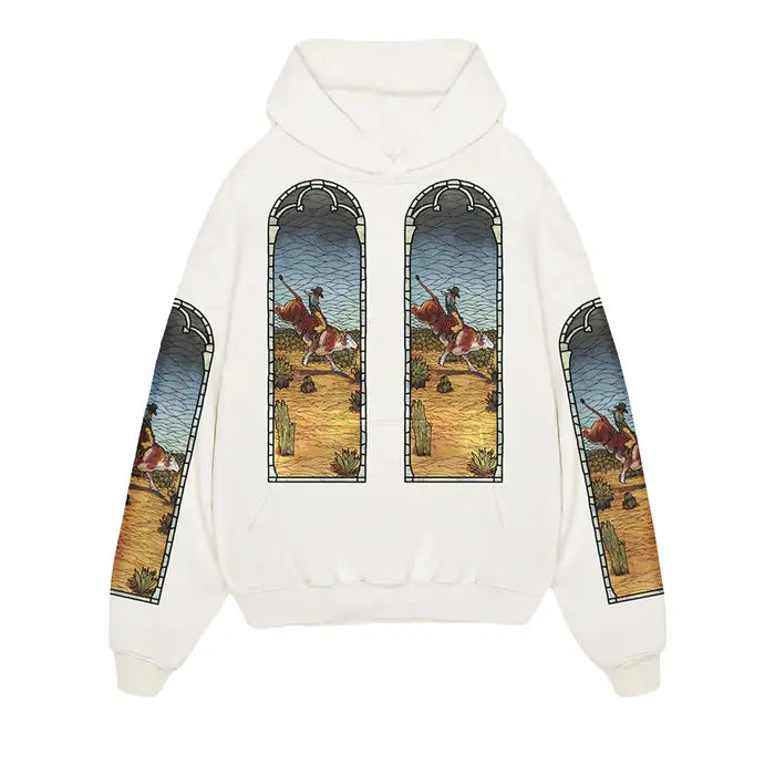 Who Decides War EST Gee White Hoodie