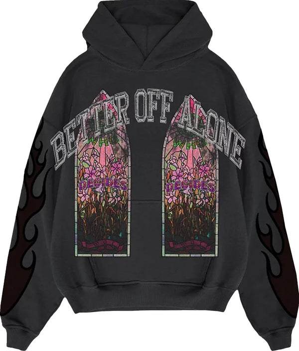 Who Decides War A Boogie Black Hoodie