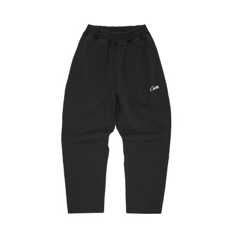 Corteiz HMP Black Open Hem Sweatpants