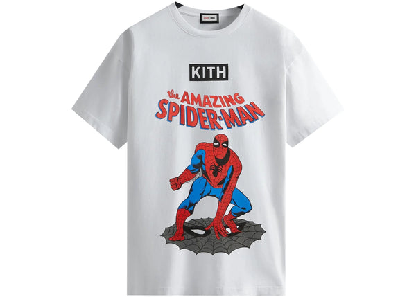 Kith x Spider-Man Allies Vintage White Tee