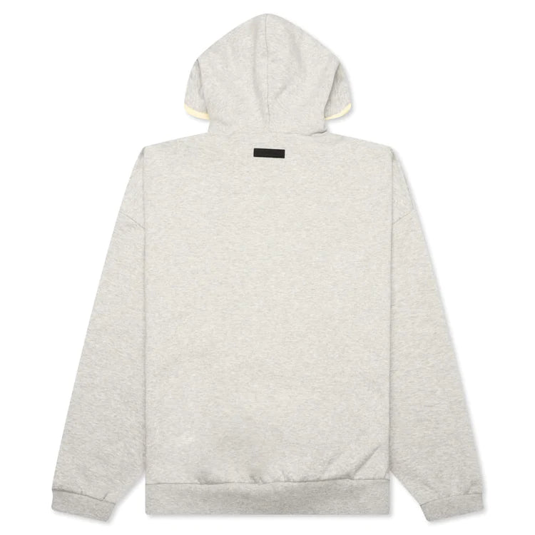 Essentials FW23 Light Heather Grey Hoodie