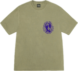 Stussy Camelot Pigment Dyed Green Tee