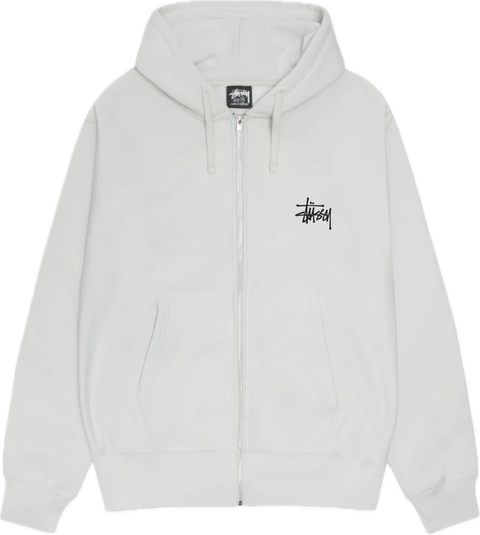 Stussy Basic Zip Fog Hoodie