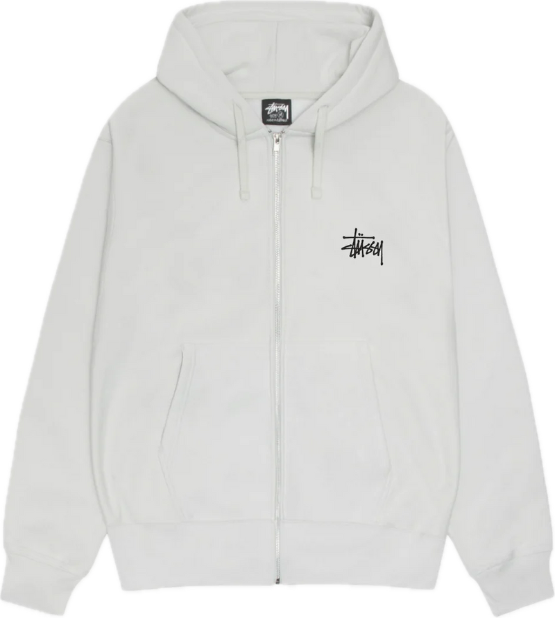 Stussy Basic Zip Fog Hoodie