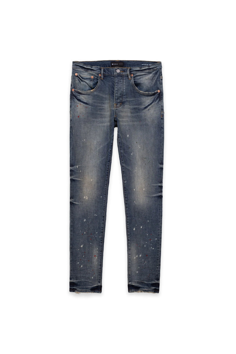 Purple P002 Vintage Spotted Indigo Jeans