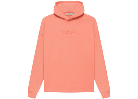 Essentials Coral Relaxed Hoodie
