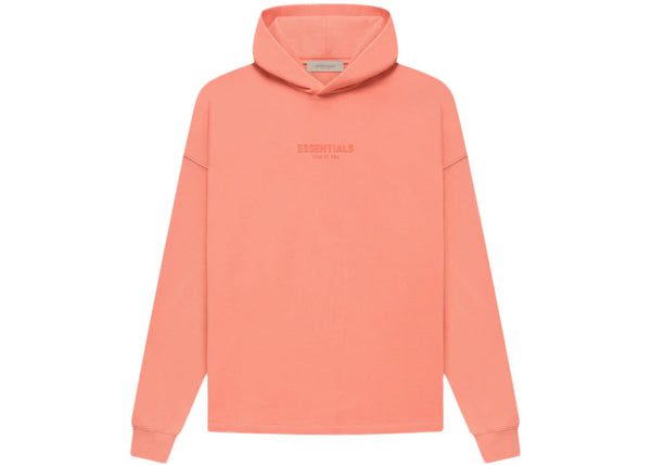 Essentials Coral Relaxed Hoodie