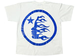 Hellstar Sport Logo Gel White/Blue Tee